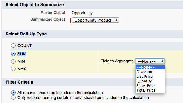 Salesforce Roll-up Summary Using the Value of a Formula Field
