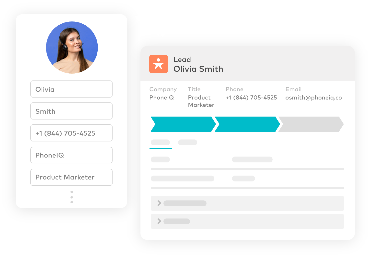 Realtime contact sync I PhoneIQ